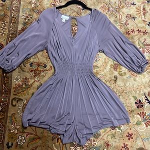 Bebe kardashian kollection champagne romper.